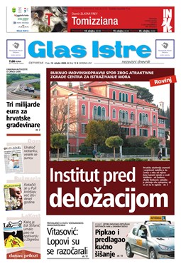 Glas Istre: četvrtak, 19. ožujak 2009.