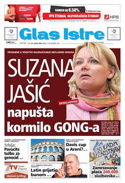 Glas Istre: petak, 20. ožujak 2009.