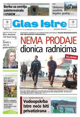 Glas Istre: ponedjeljak, 23. ožujak 2009.