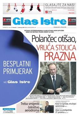 Glas Istre: subota, 31. listopad 2009.