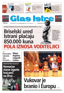 Glas Istre: četvrtak, 19. studeni 2009.