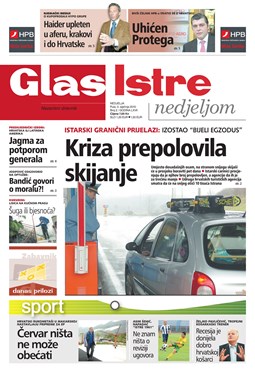 Glas Istre: nedjelja, 3. siječanj 2010.