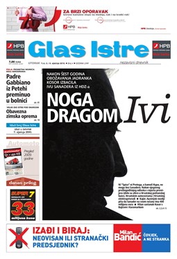 Glas Istre: utorak, 5. siječanj 2010.