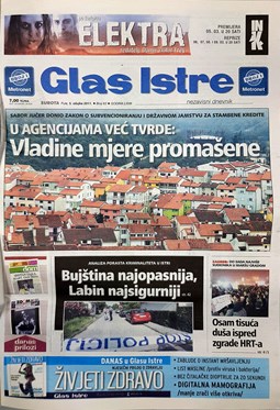 Glas Istre: subota, 5. ožujak 2011.