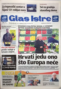 Glas Istre: ponedjeljak, 14. ožujak 2011.