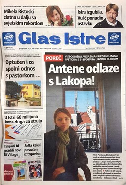 Glas Istre: subota, 19. ožujak 2011.
