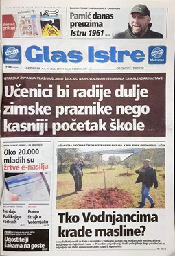 Glas Istre: četvrtak, 24. ožujak 2011.