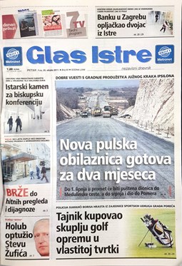 Glas Istre: petak, 25. ožujak 2011.