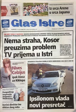 Glas Istre: subota, 26. ožujak 2011.