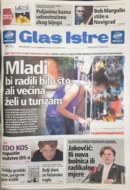 Glas Istre: četvrtak, 31. ožujak 2011.