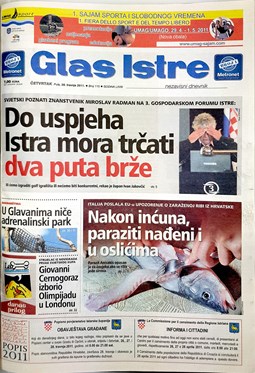 Glas Istre: četvrtak, 28. travanj 2011.