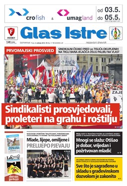 Glas Istre: četvrtak, 2. svibanj 2013.