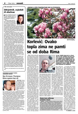 Glas Istre: petak, 2. ožujak 2007.