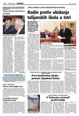 Glas Istre: subota, 1. ožujak 2008. - stranica 4