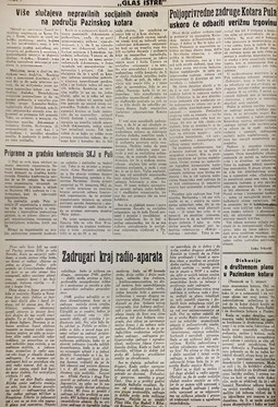 Glas Istre: subota, 17. siječanj 1953.