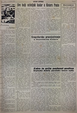 Glas Istre: petak, 9. siječanj 1953. - stranica 3