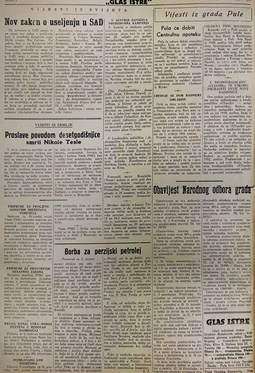 Glas Istre: petak, 9. siječanj 1953. - stranica 5