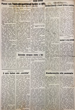 Glas Istre: subota, 21. veljača 1953.