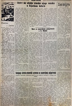 Glas Istre: subota, 21. veljača 1953. - stranica 3
