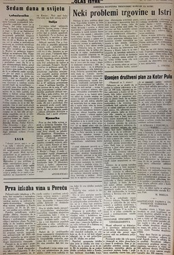 Glas Istre: subota, 21. ožujak 1953.