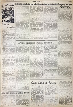 Glas Istre: subota, 21. ožujak 1953. - stranica 5