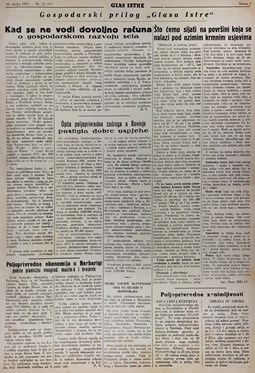 Glas Istre: subota, 28. ožujak 1953. - stranica 3