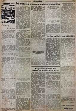 Glas Istre: subota, 28. ožujak 1953. - stranica 4