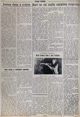 Glas Istre: subota, 16. svibanj 1953.