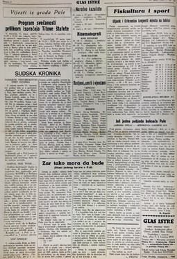 Glas Istre: subota, 16. svibanj 1953. - stranica 6