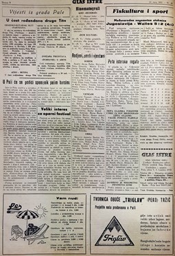 Glas Istre: subota, 23. svibanj 1953. - stranica 7