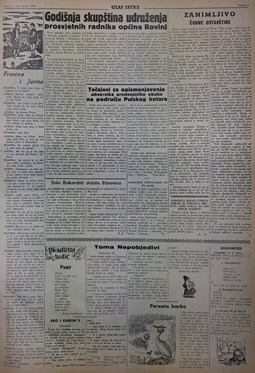 Glas Istre: petak, 14. siječanj 1955. - stranica 3