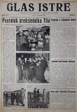 Glas Istre: petak, 18. veljača 1955.