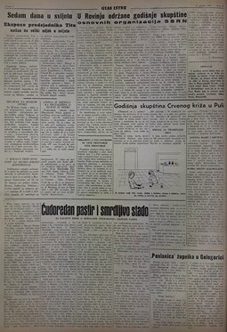 Glas Istre: četvrtak, 10. ožujak 1955.