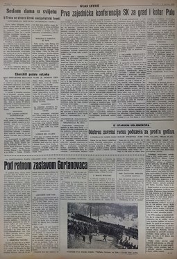 Glas Istre: petak, 8. travanj 1955.