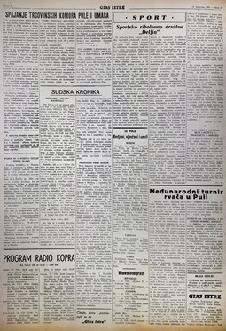 Glas Istre: petak, 19. kolovoz 1955. - stranica 6