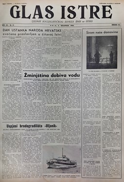 Glas Istre: srijeda, 3. kolovoz 1955.