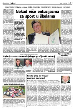 Glas Istre: srijeda, 9. svibanj 2007. - stranica 16