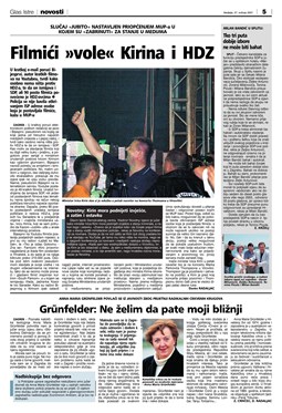 Glas Istre: nedjelja, 27. svibanj 2007. - stranica 5