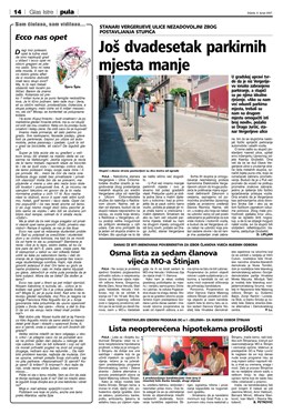 Glas Istre: srijeda, 6. lipanj 2007. - stranica 14