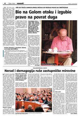 Glas Istre: subota, 11. kolovoz 2007. - stranica 3