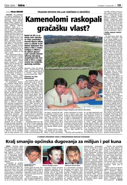 Glas Istre: ponedjeljak, 13. kolovoz 2007. - stranica 13