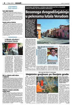 Glas Istre: četvrtak, 16. kolovoz 2007. - stranica 2