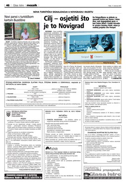Glas Istre: petak, 17. kolovoz 2007. - stranica 46