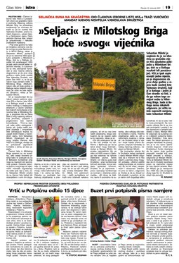 Glas Istre: četvrtak, 23. kolovoz 2007. - stranica 19