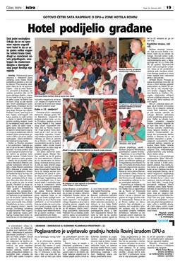 Glas Istre: petak, 24. kolovoz 2007. - stranica 19