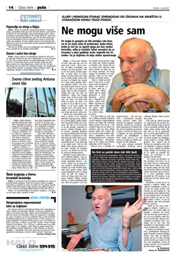 Glas Istre: četvrtak, 6. rujan 2007. - stranica 14