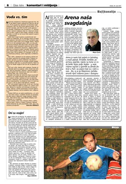 Glas Istre: srijeda, 26. rujan 2007. - stranica 6