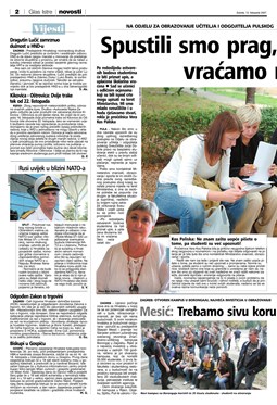 Glas Istre: subota, 13. listopad 2007. - stranica 2