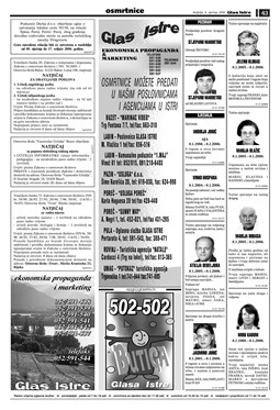 Glas Istre: nedjelja, 8. siječanj 2006. - stranica 41