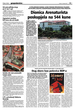 Glas Istre: subota, 27. listopad 2007. - stranica 11